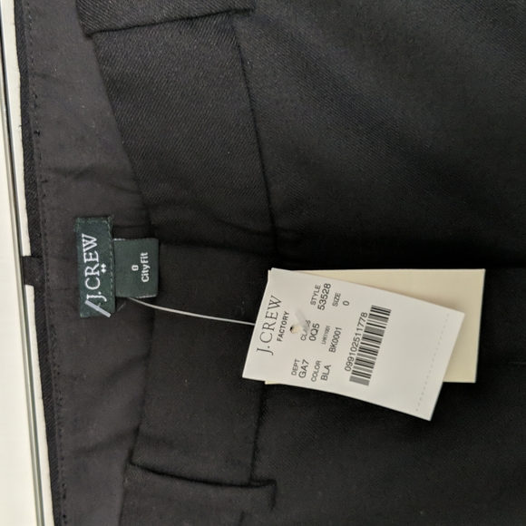 NWT J.CrewFactory City Fit Wool blend trousers - Picture 3 of 10
